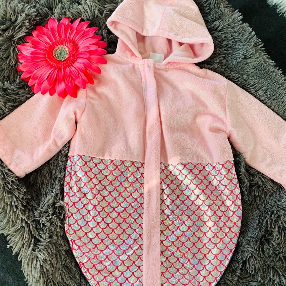 Mermaid baby girl sleeper